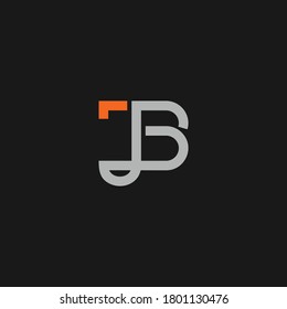 JB Monogram Abstract Creative Modern Business Logo