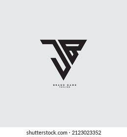 JB Monogram logo concept, JB logo design