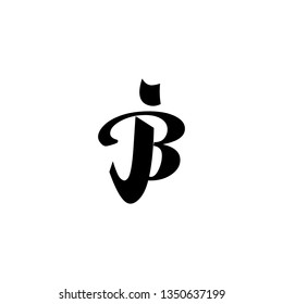 Jb Sb Letter Logo Vector Stock Vector (Royalty Free) 1350637199 ...