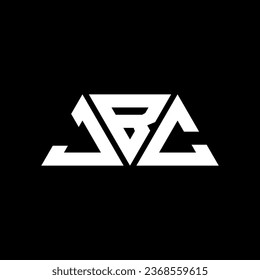 Diseño del logotipo de la letra del triángulo JBC con forma de triángulo. Monograma de diseño del logotipo del triángulo JBC. Plantilla de logotipo vectorial de triángulo JBC con color rojo. Logo triangular de JBC Diseño sencillo, elegante y lujoso.