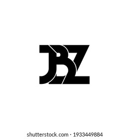 jbz letter original monogram logo design