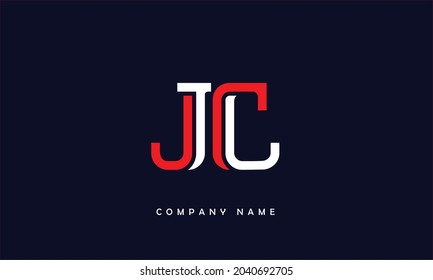 JC, CJ Alphabets Letters Logo Monogram