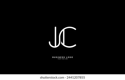 JC, CJ, J, C, Abstract Letters Logo monogram