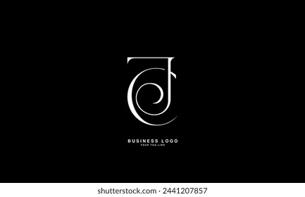 JC, CJ, J, C, Abstract Letters Logo monogram