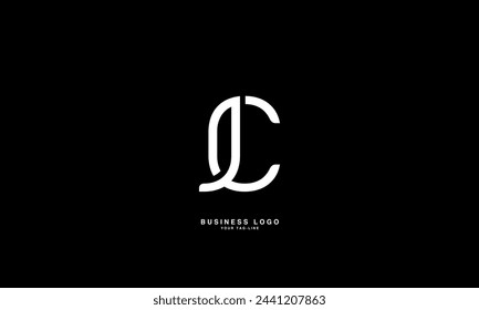 JC, CJ, J, C, Abstract Letters Logo monogram