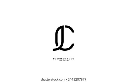 JC, CJ, J, C, Abstract Letters Logo monogram