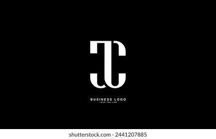 JC, CJ, J, C, Abstract Letters Logo monogram
