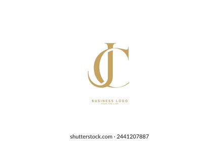 JC, CJ, J, C, Abstract Letters Logo monogram