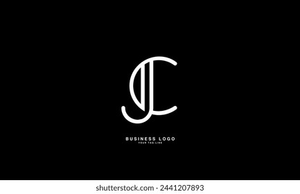 JC, CJ, J, C, Abstrakte Buchstaben Logo Monogramm