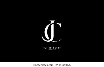 JC, CJ, J, C, Abstract Letters Logo monogram