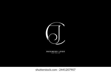 JC, CJ, J, C, Abstract Letters Logo monogram