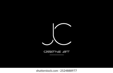 JC, CJ, J, C letras abstratas monograma de logotipo
