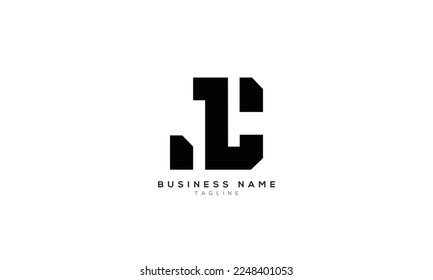 JC, CJ, JO, OJ, JQ, QJ, JI, IJ Abstract initial monogram letter alphabet logo design