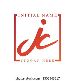 JC initial logo design with a creative and minimalist concept. Vector EPS 10.