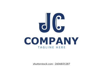 JC initial logo design and letter logo design