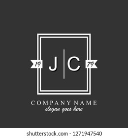 JC Initial logo template vector