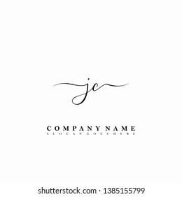 JC Initial luxury handwriting logo vector