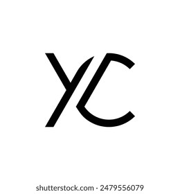 Las iniciales JC perfilan un elegante diseño de logotipo