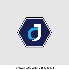 JC letter logo and icons