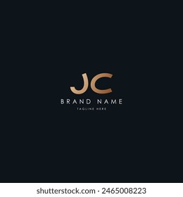 JC letters vector logo design