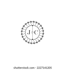 JC wedding concept floral in high quality professional design that will print well across any print media