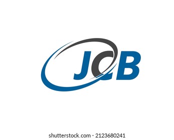 JCB letter creative modern elegant swoosh logo design