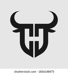 JC,CJ ,J ,C Abstract Letters Logo Monogram