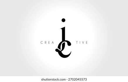 JCjc Elegant Serif Monogram Logo – Luxury Lowercase Typographic Lettermark for Modern Branding