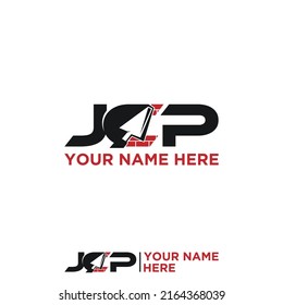 JCP letter for construction building logo icon design Vector. Vector illustration EPS.8 EPS.10