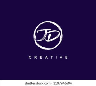 JD Brush Logo Design Template