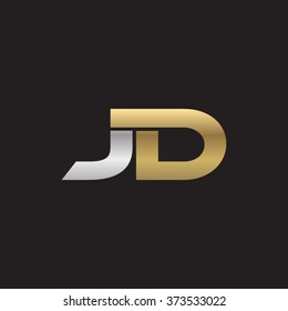 Jd Company Linked Letter Logo Golden Stock Vector (Royalty Free ...