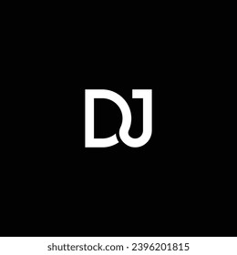 JD or DJ abstract letter outstanding professional business awesome artistic branding company different colors illustration. Awesome logo design.