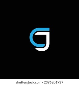 JD or DJ abstract letter outstanding professional business awesome artistic branding company different colors illustration. Awesome logo design.