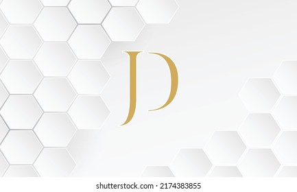 JD, DJ Abstract Letters Logo Monogram