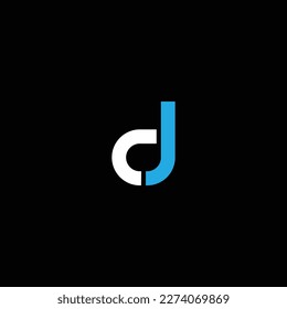 JD or DJ abstract outstanding professional business awesome artistic branding company different colors illustration logo	