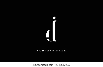 JD, DJ, Alphabets Letters Logo Monogram
