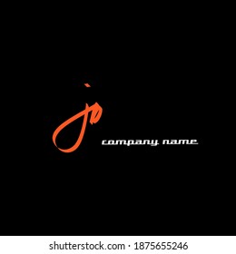 jD handwritten logo for identity