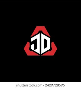 JD initial logo modern and futuristic concept for esport or gaming logo