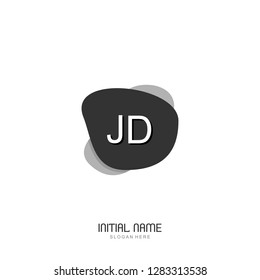 JD Initial logo template vector