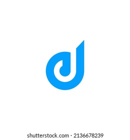 JD Or JJ Icon design for your company on white background.