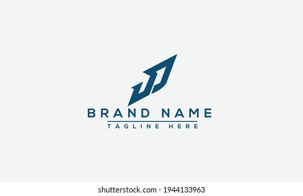 JD Logo Design Template Vector Graphic Branding Element.