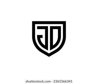 JD logo design vector template