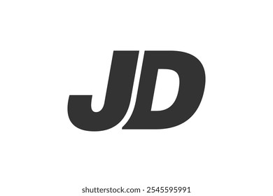 JD Techno Editable Font Logo For Corporate Branding. Bold, Futuristic Design With Unique Typographic Ideas. Minimal Custom Type And Dynamic Letter Variations For Promotion, Printing, And Book Titles