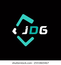 JDG creative minimalist letter logo. JDG unique vector initials alphabet letter logo design 
