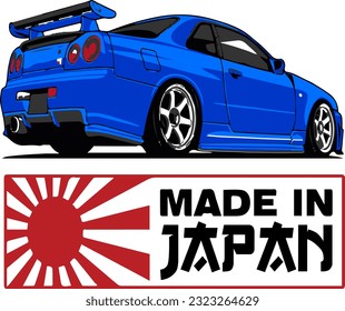 JDM Sticker Made In Japan 