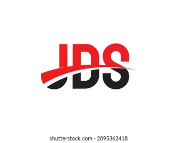 JDS letter creative modern elegant swoosh logo design