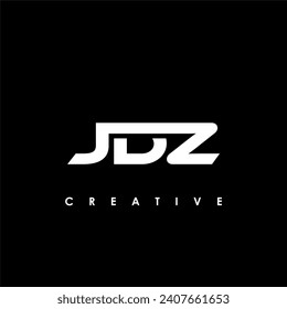 JDZ Letter Initial Logo Design Template Vector Illustration