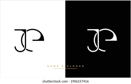 JE ,EJ Abstract Letters logo monogram