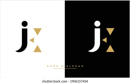 JE ,EJ Abstract Letters logo monogram