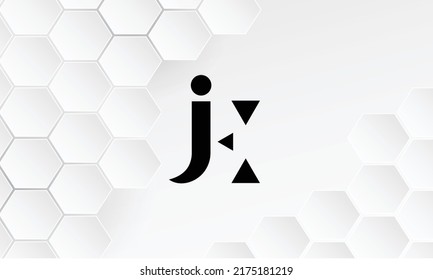 JE, EJ  Abstract Letters Logo Monogram